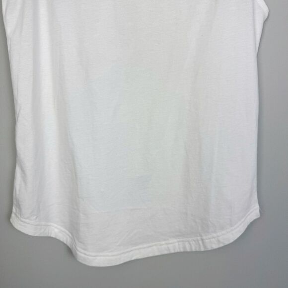 ADIDAS | NEW White & Black Racerback Graphic Tank Top Women’s Size Small - Picture 8 of 12